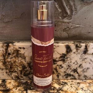 Sabrina Carpenter Sweet Tooth Cherry Baby Full Size Body Spray Mist
